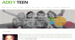 Desktop Screenshot of addyteen.com