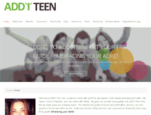 Tablet Screenshot of addyteen.com
